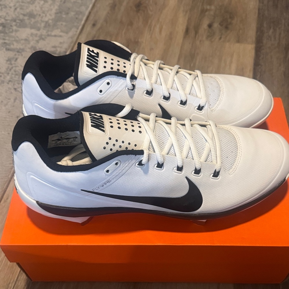 Nike White and Black Athletic Shoes